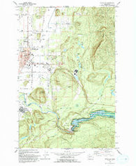 Enumclaw Washington Historical topographic map, 1:24000 scale, 7.5 X 7.5 Minute, Year 1993