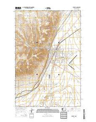 Ephrata Washington Current topographic map, 1:24000 scale, 7.5 X 7.5 Minute, Year 2014