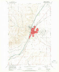 Ephrata Washington Historical topographic map, 1:24000 scale, 7.5 X 7.5 Minute, Year 1956