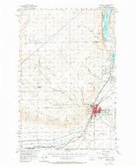 Ephrata Washington Historical topographic map, 1:62500 scale, 15 X 15 Minute, Year 1956