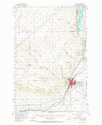 Ephrata Washington Historical topographic map, 1:62500 scale, 15 X 15 Minute, Year 1956