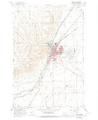 Ephrata Washington Historical topographic map, 1:24000 scale, 7.5 X 7.5 Minute, Year 1956