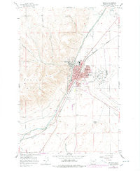 Ephrata Washington Historical topographic map, 1:24000 scale, 7.5 X 7.5 Minute, Year 1956