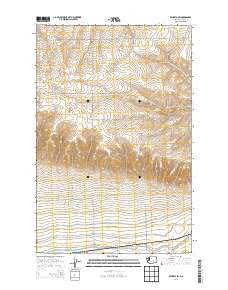 Ephrata SW Washington Current topographic map, 1:24000 scale, 7.5 X 7.5 Minute, Year 2014