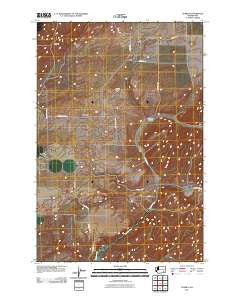 Eureka Washington Historical topographic map, 1:24000 scale, 7.5 X 7.5 Minute, Year 2011
