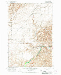 Eureka Washington Historical topographic map, 1:24000 scale, 7.5 X 7.5 Minute, Year 1966