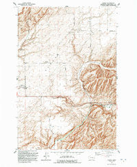 Eureka Washington Historical topographic map, 1:24000 scale, 7.5 X 7.5 Minute, Year 1991