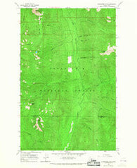 Evergreen Mtn Washington Historical topographic map, 1:24000 scale, 7.5 X 7.5 Minute, Year 1965