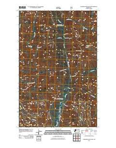 Evergreen Mountain Washington Historical topographic map, 1:24000 scale, 7.5 X 7.5 Minute, Year 2011
