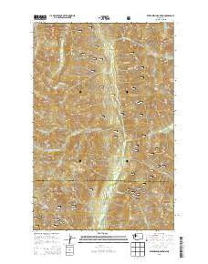 Evergreen Mountain Washington Current topographic map, 1:24000 scale, 7.5 X 7.5 Minute, Year 2014