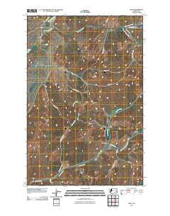 Ewan Washington Historical topographic map, 1:24000 scale, 7.5 X 7.5 Minute, Year 2011