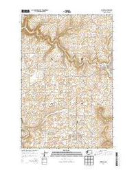 Fairfield Washington Current topographic map, 1:24000 scale, 7.5 X 7.5 Minute, Year 2014
