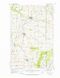 Fairfield Washington Historical topographic map, 1:62500 scale, 15 X 15 Minute, Year 1954