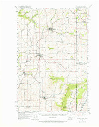 Fairfield Washington Historical topographic map, 1:62500 scale, 15 X 15 Minute, Year 1954