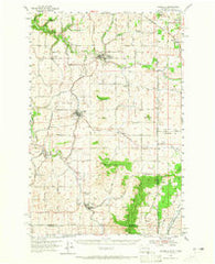 Fairfield Washington Historical topographic map, 1:62500 scale, 15 X 15 Minute, Year 1954