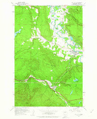 Fall City Washington Historical topographic map, 1:24000 scale, 7.5 X 7.5 Minute, Year 1953