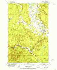 Fall City Washington Historical topographic map, 1:24000 scale, 7.5 X 7.5 Minute, Year 1953