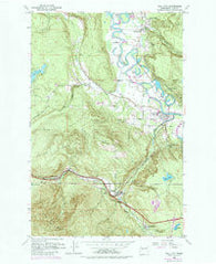 Fall City Washington Historical topographic map, 1:24000 scale, 7.5 X 7.5 Minute, Year 1953