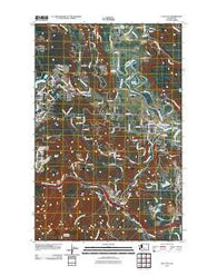 Fall City Washington Historical topographic map, 1:24000 scale, 7.5 X 7.5 Minute, Year 2011