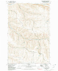 Falling Springs Washington Historical topographic map, 1:24000 scale, 7.5 X 7.5 Minute, Year 1981