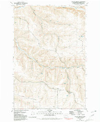 Falling Springs Washington Historical topographic map, 1:24000 scale, 7.5 X 7.5 Minute, Year 1981