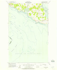 False Bay Washington Historical topographic map, 1:24000 scale, 7.5 X 7.5 Minute, Year 1954