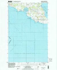 False Bay Washington Historical topographic map, 1:24000 scale, 7.5 X 7.5 Minute, Year 1998