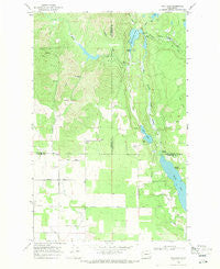 Fan Lake Washington Historical topographic map, 1:24000 scale, 7.5 X 7.5 Minute, Year 1968