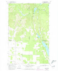 Fan Lake Washington Historical topographic map, 1:24000 scale, 7.5 X 7.5 Minute, Year 1968
