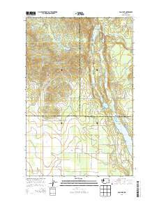 Fan Lake Washington Current topographic map, 1:24000 scale, 7.5 X 7.5 Minute, Year 2014
