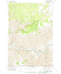 Fields Spring Washington Historical topographic map, 1:24000 scale, 7.5 X 7.5 Minute, Year 1971