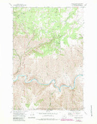 Fields Spring Washington Historical topographic map, 1:24000 scale, 7.5 X 7.5 Minute, Year 1971