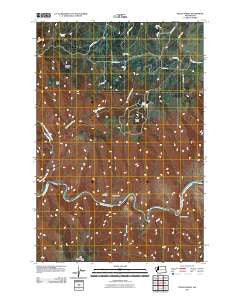 Fields Spring Washington Historical topographic map, 1:24000 scale, 7.5 X 7.5 Minute, Year 2011