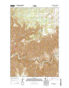 Fields Spring Washington Current topographic map, 1:24000 scale, 7.5 X 7.5 Minute, Year 2013