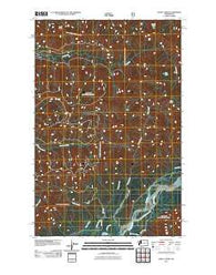 Finley Creek Washington Historical topographic map, 1:24000 scale, 7.5 X 7.5 Minute, Year 2011