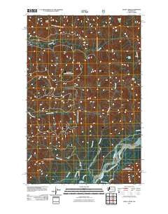 Finley Creek Washington Historical topographic map, 1:24000 scale, 7.5 X 7.5 Minute, Year 2011