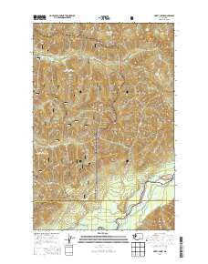 Finley Creek Washington Current topographic map, 1:24000 scale, 7.5 X 7.5 Minute, Year 2014