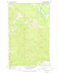Finney Peak Washington Historical topographic map, 1:24000 scale, 7.5 X 7.5 Minute, Year 1966