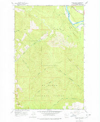 Finney Peak Washington Historical topographic map, 1:24000 scale, 7.5 X 7.5 Minute, Year 1966