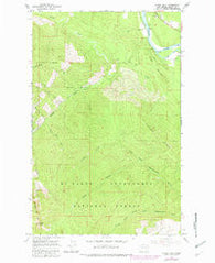 Finney Peak Washington Historical topographic map, 1:24000 scale, 7.5 X 7.5 Minute, Year 1966