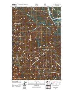 Finney Peak Washington Historical topographic map, 1:24000 scale, 7.5 X 7.5 Minute, Year 2011
