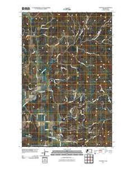 Foothills Washington Historical topographic map, 1:24000 scale, 7.5 X 7.5 Minute, Year 2011