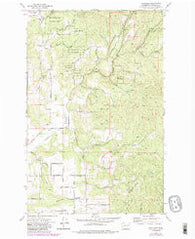 Foothills Washington Historical topographic map, 1:24000 scale, 7.5 X 7.5 Minute, Year 1973