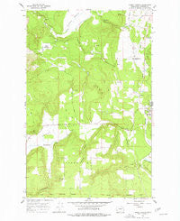 Forest Center Washington Historical topographic map, 1:24000 scale, 7.5 X 7.5 Minute, Year 1965