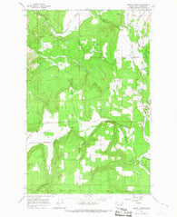 Forest Center Washington Historical topographic map, 1:24000 scale, 7.5 X 7.5 Minute, Year 1965