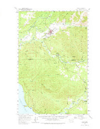 Forks Washington Historical topographic map, 1:62500 scale, 15 X 15 Minute, Year 1957