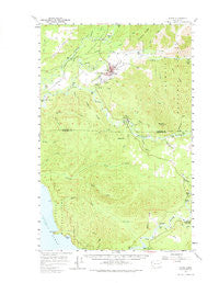 Forks Washington Historical topographic map, 1:62500 scale, 15 X 15 Minute, Year 1957