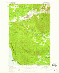 Forks Washington Historical topographic map, 1:62500 scale, 15 X 15 Minute, Year 1957
