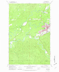 Forks Washington Historical topographic map, 1:24000 scale, 7.5 X 7.5 Minute, Year 1981