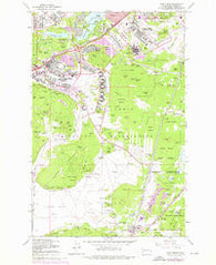 Fort Lewis Washington Historical topographic map, 1:24000 scale, 7.5 X 7.5 Minute, Year 1959